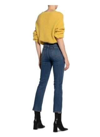 Liu Jo 7/8-Jeans mit Schmucksteinbesatz, Blau