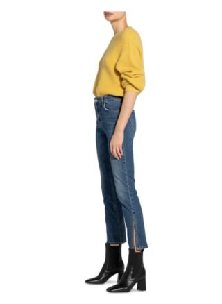 Liu Jo 7/8-Jeans mit Schmucksteinbesatz, Blau