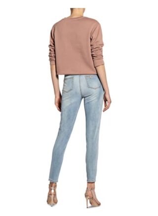 Liu Jo Skinny Jeans Divine mit Schmucksteinbesatz, Blau