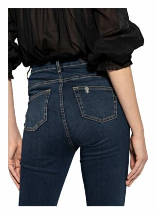 Liu Jo Skinny Jeans Ideal Super mit Spitzenbesatz, Blau