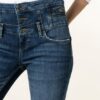 Liu Jo Skinny Jeans Rampy mit Schmucksteinbesatz, Blau