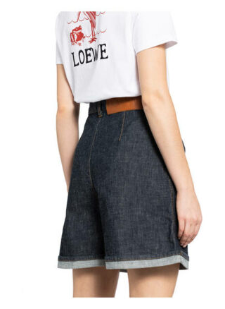 Loewe Jeans-Shorts, Blau