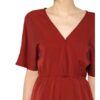 Lovjoi Kleid Erica in Wickeloptik, Rot