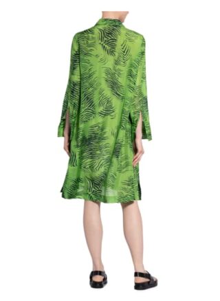 Luisa Cerano Hemdblusenkleid aus Seide, Grün