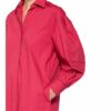 Luisa Cerano Hemdblusenkleid mit Lochspitze, Pink