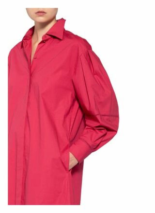 Luisa Cerano Hemdblusenkleid mit Lochspitze, Pink