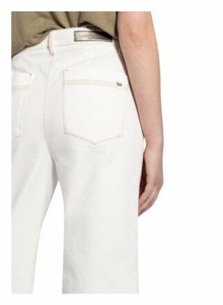 Luisa Cerano Jeans-Culotte, Weiß