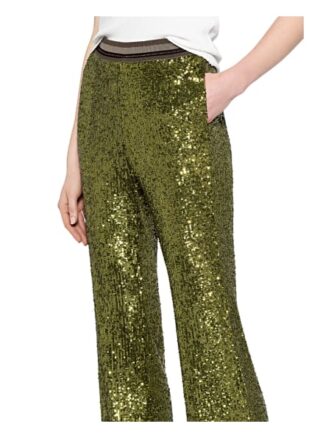 Luisa Cerano Paillettenhose, Grün