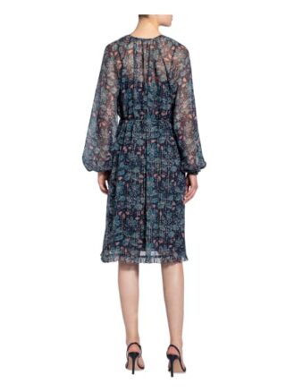 Luisa Cerano Seidenkleid, Blau