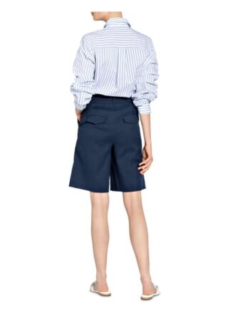 Luisa Cerano Shorts mit Leinen, Blau