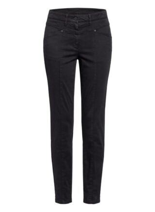 Luisa Cerano Skinny Jeans, Schwarz