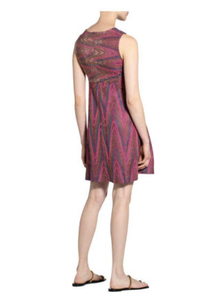 M Missoni Kleid mit Glitzergarn, Pink