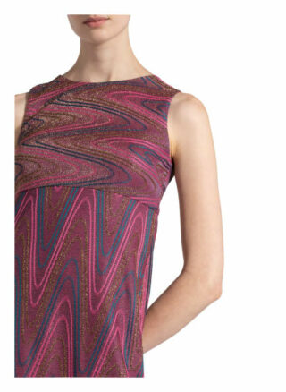 M Missoni Kleid mit Glitzergarn, Pink