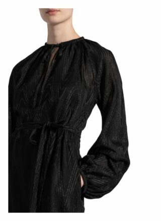 M Missoni Kleid mit Glitzergarn, Schwarz