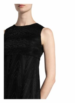 M Missoni Kleid mit Glitzergarn, Schwarz