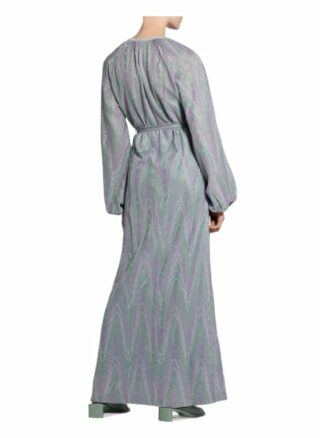 M Missoni Kleid mit Glitzergarn, Silber