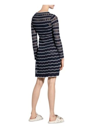 M Missoni Kleid mit Spitzenbesatz, Blau