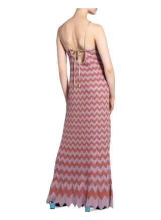 M Missoni Strickkleid mit Glitzergarn, Beige