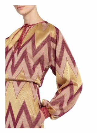 M Missoni Strickkleid mit Glitzergarn, Lila