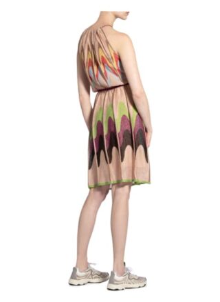 M Missoni Strickkleid mit Glitzergarn, Pink
