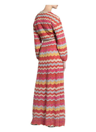 M Missoni Strickkleid mit Glitzergarn, Pink