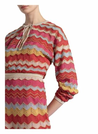 M Missoni Strickkleid mit Glitzergarn, Pink