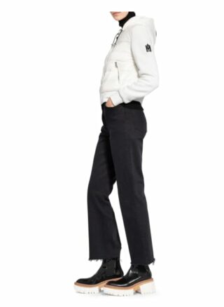 Mackage Sweatjacke Ramona im Materialmix, Weiß