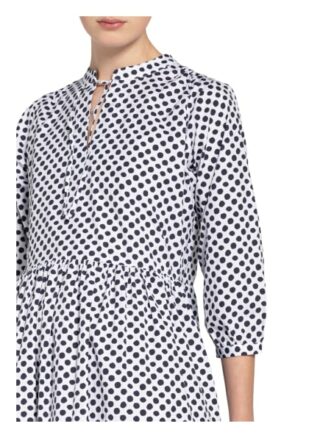 Maerz Muenchen Kleid mit 3/4-Arm, Weiß