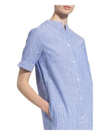 Maerz Muenchen Kleid mit Leinen, Blau