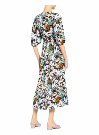 Maje Hemdblusenkleid Ringle mit 3/4-Arm, Schwarz