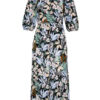 Maje Hemdblusenkleid Ringle mit 3/4-Arm, Schwarz