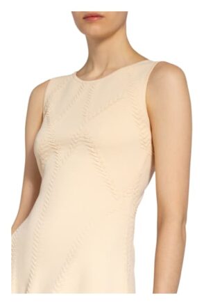Maje Jacquard-Kleid Rulany, Beige