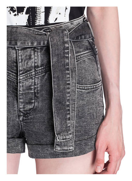 Maje Illou Jeans-Shorts Damen, Schwarz