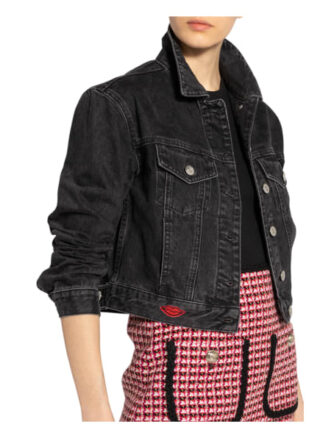 Maje Jeansjacke Barry Anthracite, Grau
