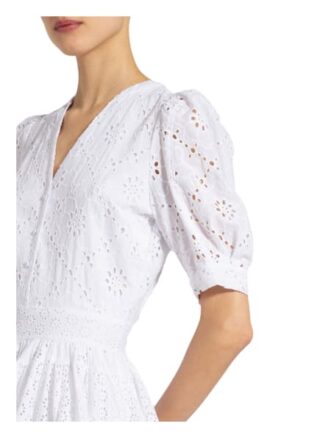 Maje Kleid Rayanette aus Lochspitze, Weiß