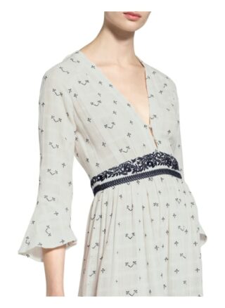 Maje Kleid Ribiza mit 3/4-Arm, Blau