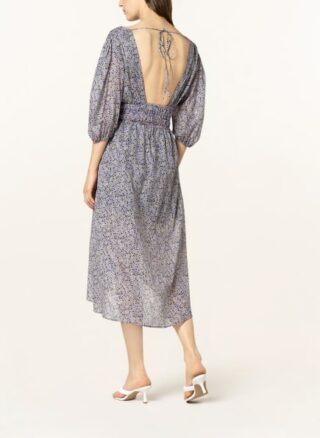 Maje Kleid Rilota mit 3/4-Arm, Blau