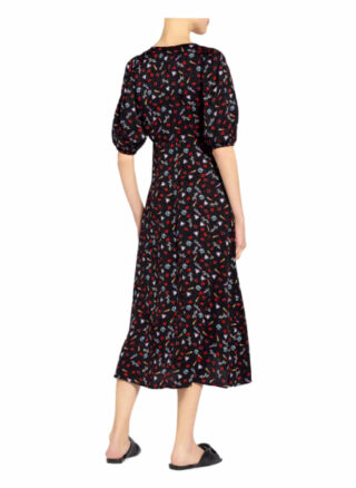 Maje Kleid Rinobi mit 3/4-Arm, Schwarz