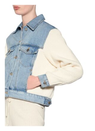 Maje Oversized-Jeansjacke Berlingot, Blau