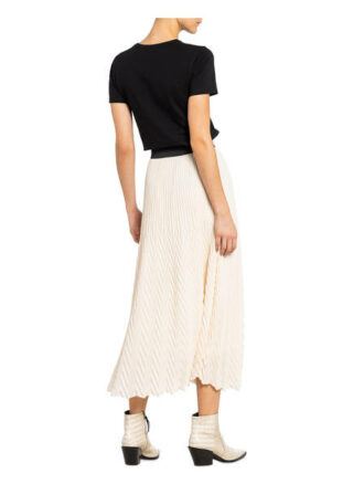 Maje Plisseerock Jissane, Beige