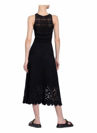 Maje Strickkleid Robelle, Schwarz