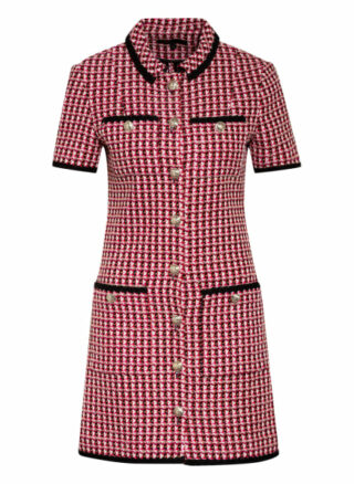 Maje Tweed-Kleid Renalt, Rot