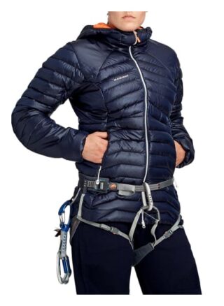 Mammut Daunenjacke Eigerjoch Advanced mit Kapuze, Blau