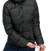 Mammut Daunenjacke Meron mit Kapuze, Schwarz