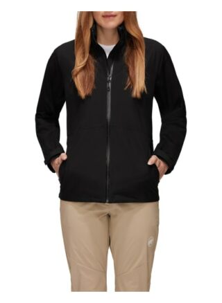 Mammut Hardshelljacke Ayako Tour mit Kapuze, Schwarz