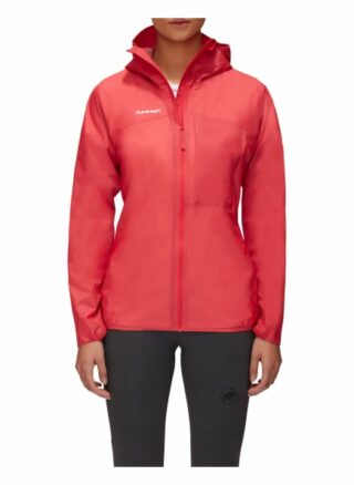 Mammut Hardshelljacke Kento Light mit Kapuze, Rot