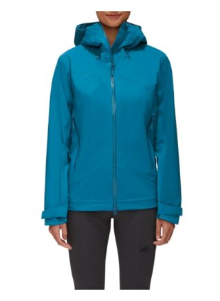 Mammut Hardshelljacke Kento mit Kapuze, Blau