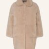 manzoni 24 Lammfellmantel Damen, Beige