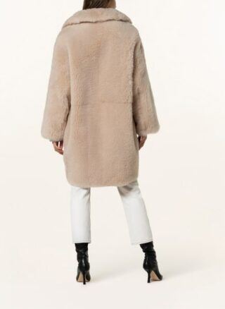 manzoni 24 Lammfellmantel Damen, Beige