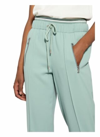 Marc Aurel 7/8-Hose im Jogging-Stil, Grün